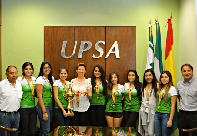 UPSA CAMPEÓN EN VOLEIBOL