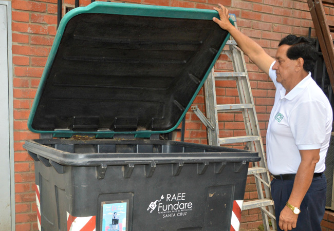 ACOPIO DE DESECHOS ELECTRÓNICOS EN CAMPUS UPSA